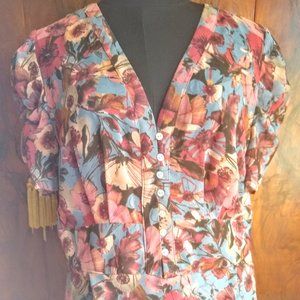 Vintage inspired  blouse size 8